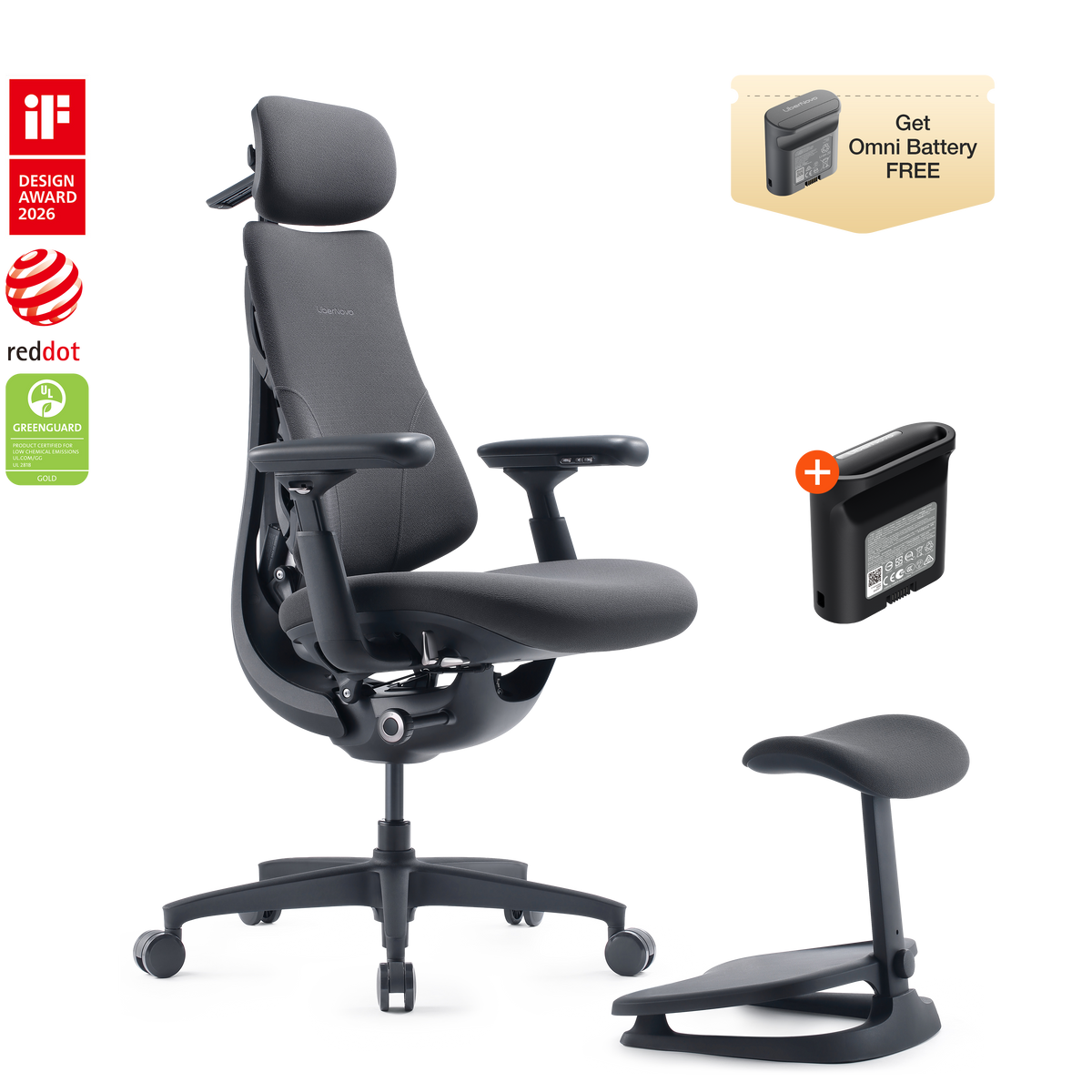 LiberNovo Omni and Omni Gen Dynamic Ergonomic Chair
